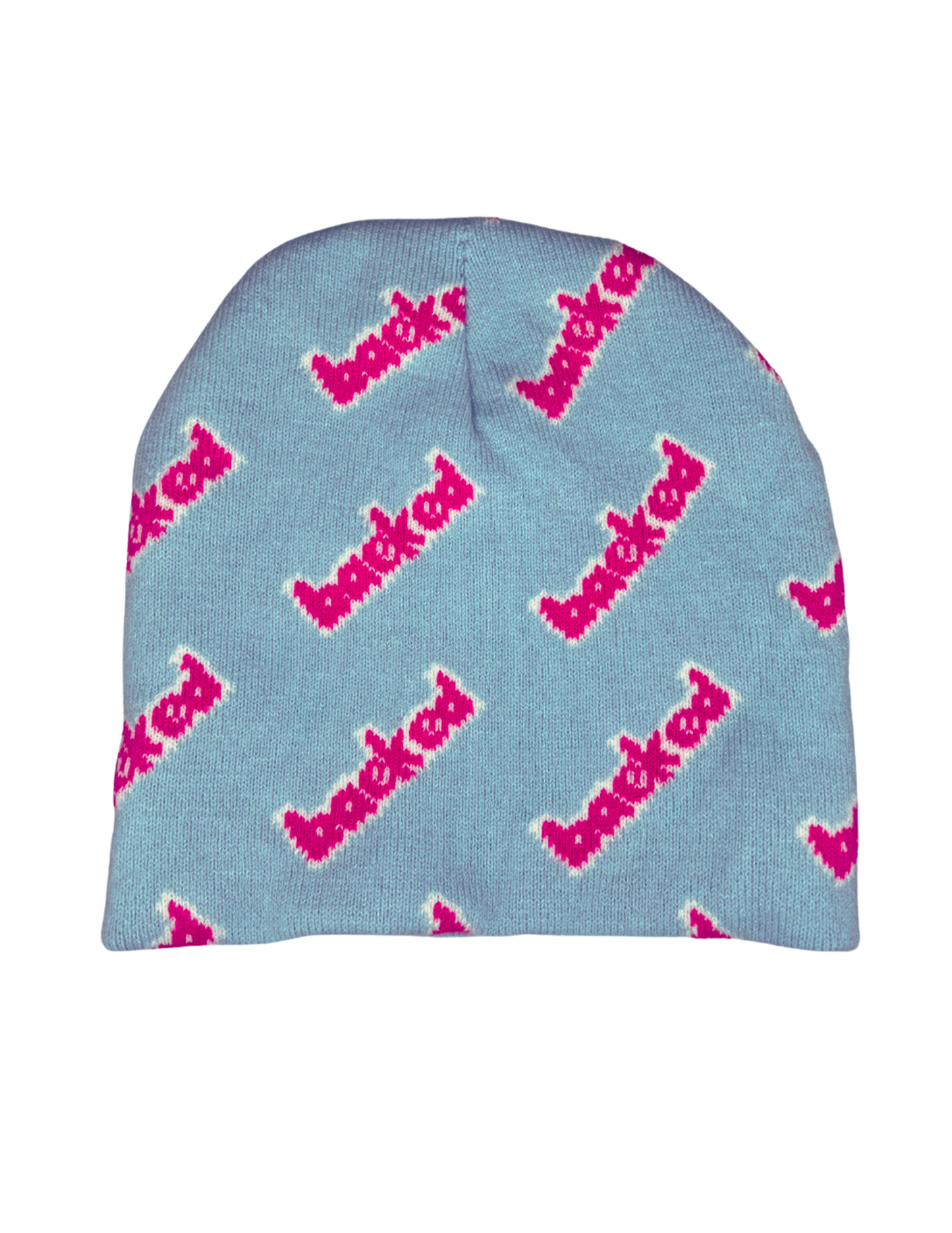 Baeked Knit Jacquard Beanie