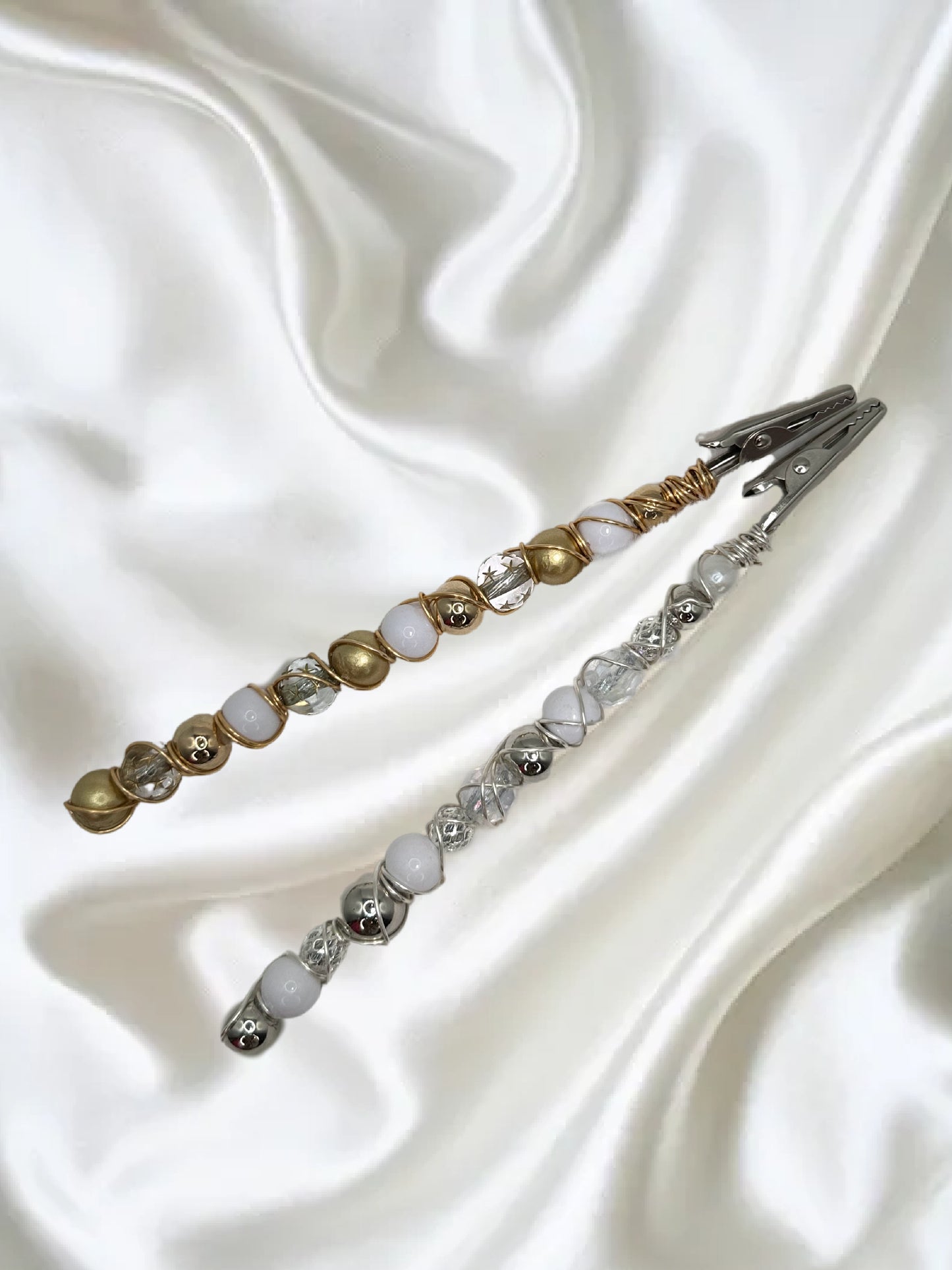 Custom Beaded Multi Use Roach Clip