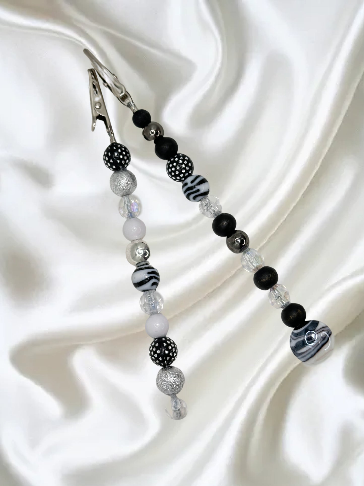 Custom Beaded Multi Use Roach Clip