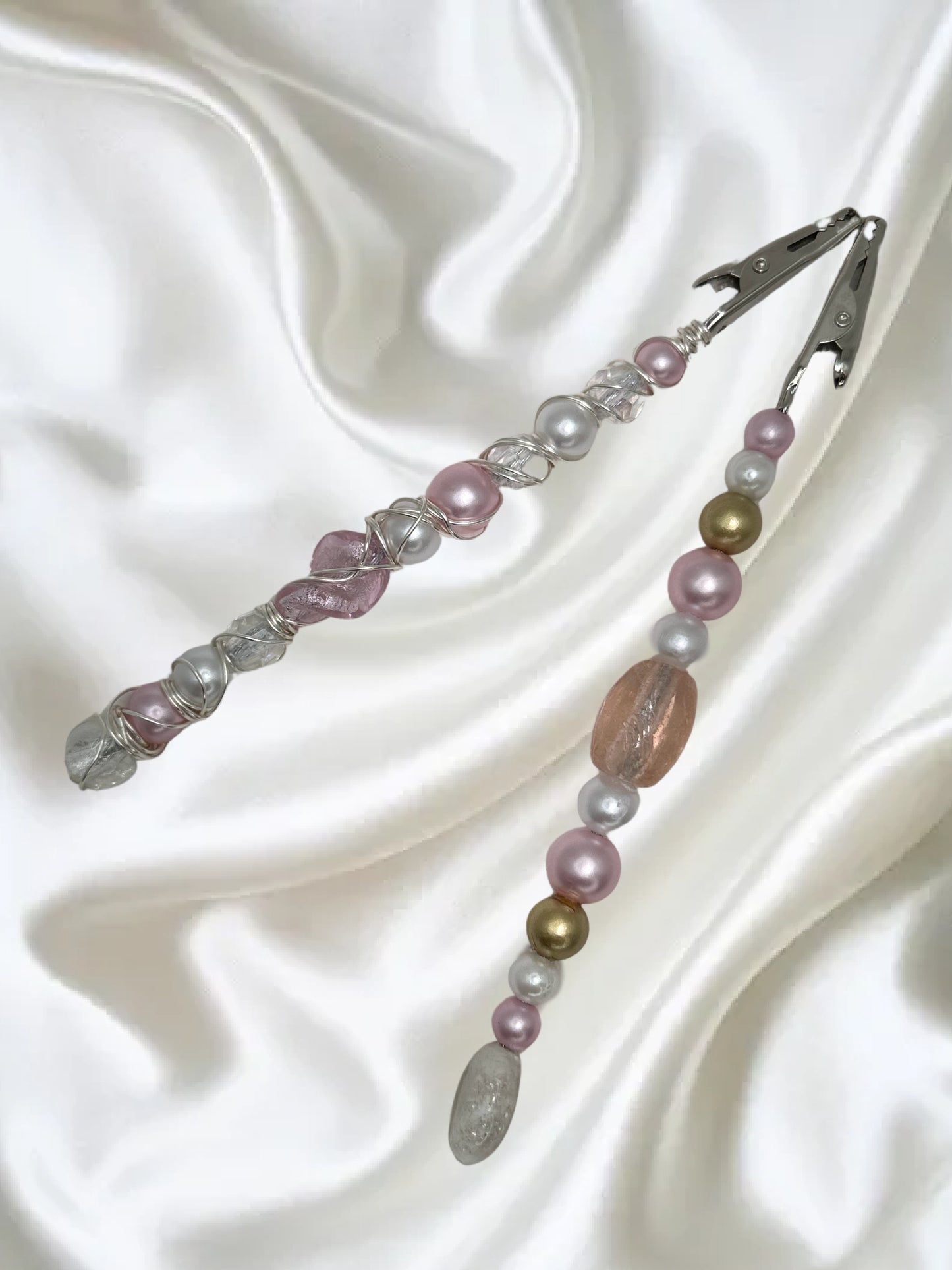 Custom Beaded Multi Use Roach Clip