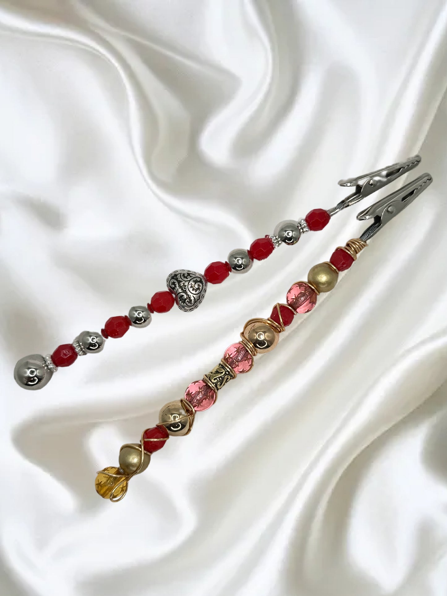 Custom Beaded Multi Use Roach Clip