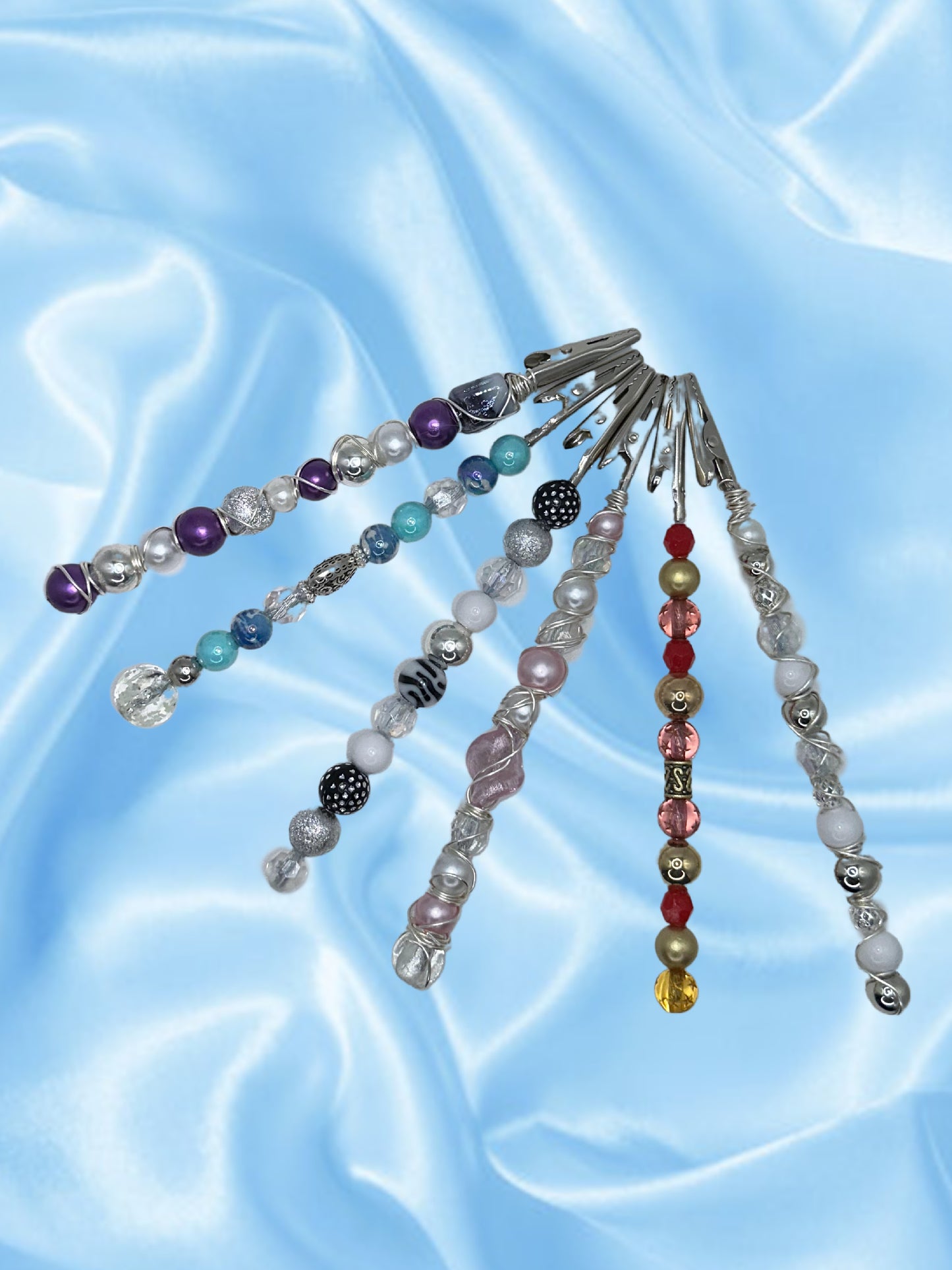 Custom Beaded Multi Use Roach Clip