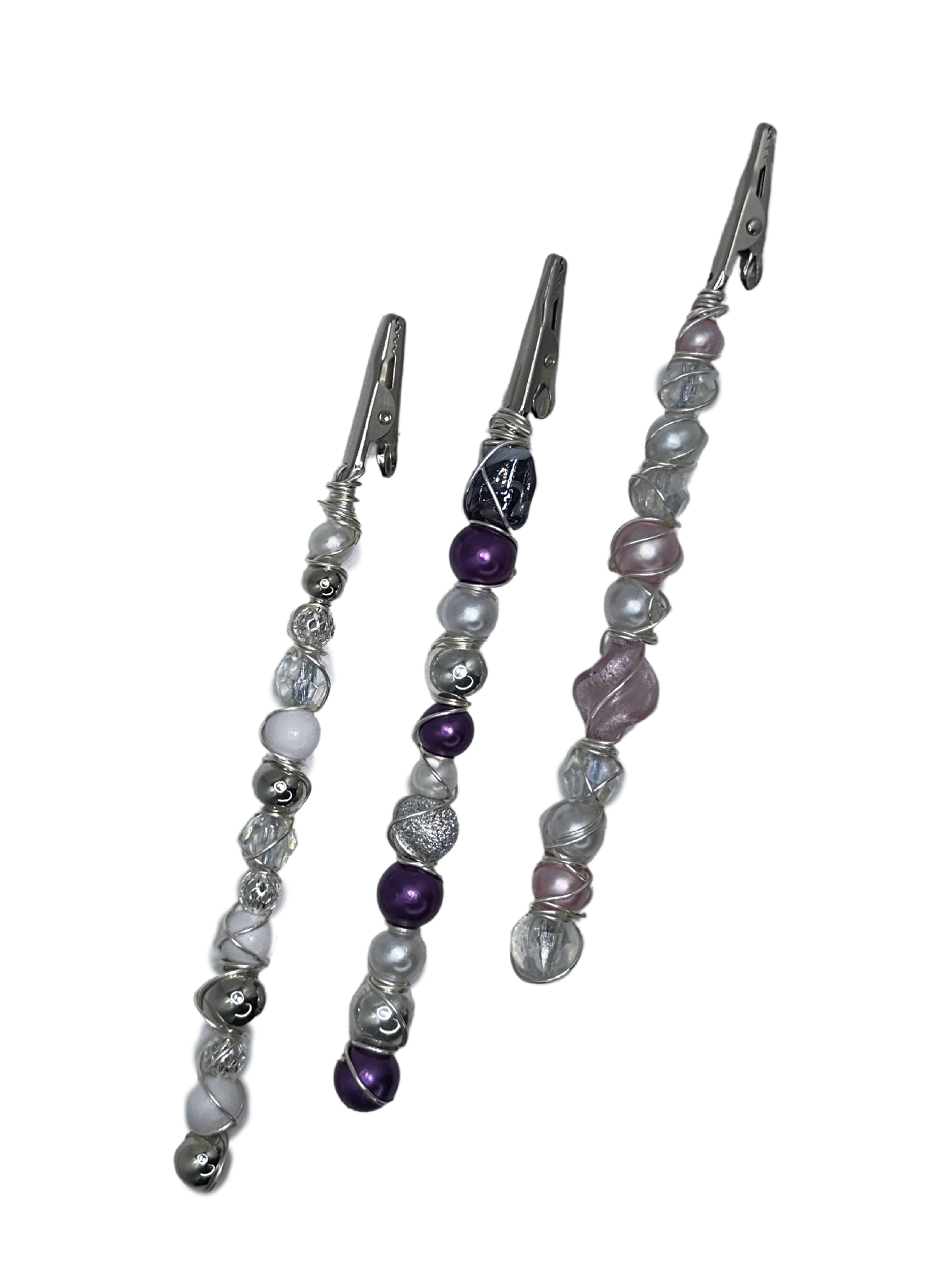 Custom Beaded Multi Use Roach Clip